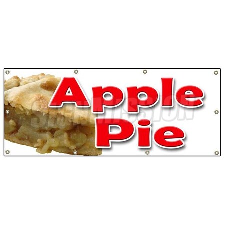 Signmission APPLE PIE BANNER SIGN baker sweets crust dutch cobbler home made fresh B-96 Apple Pie